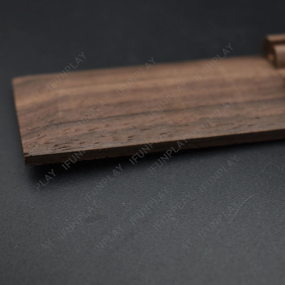 جسر خشبي كلاسيكي من خشب الورد ، أجزاء وإكسسوارات غيتار نايلون ، طول