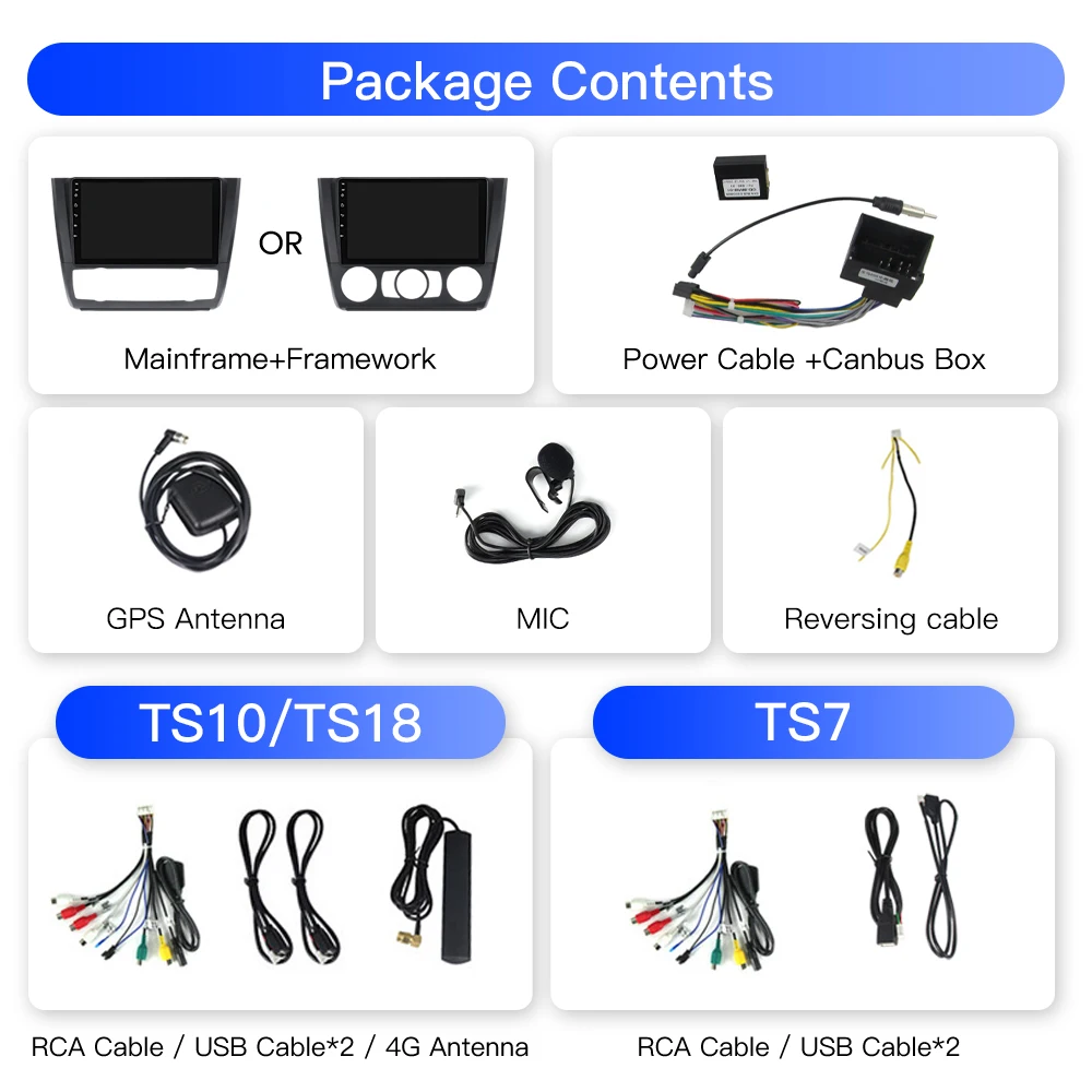 UIS7862 Wireless Carplay Android AUTO For BMW 1Series E81 E82 E87 E88 AT 2004-2012 Car Multimedia Radio Player Small Cooling Fan