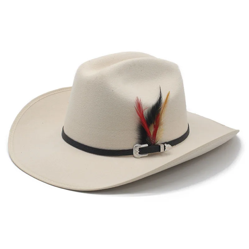 best-selling-autumn-and-winter-men's-knight-hat-felt-hat-flat-top-humpback-western-cowboy-hat