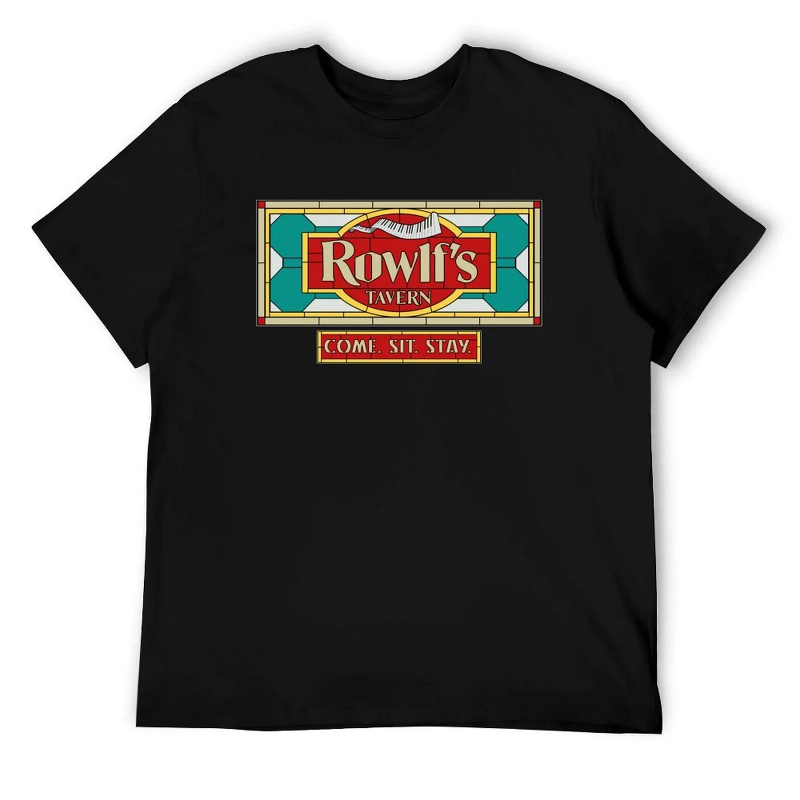 

Rowlf's Tavern Come. Sit. Stay. T-Shirt t shirt men 100% cotton luxury brand cotton t shirt pack T-Shirt