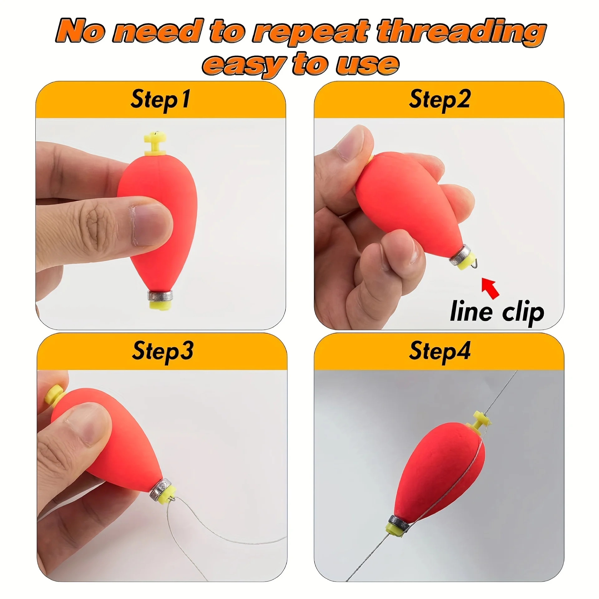 12pcs High sensitivity bullet type float EVA foam with counterweight with a lead pendant far throw Fishing float