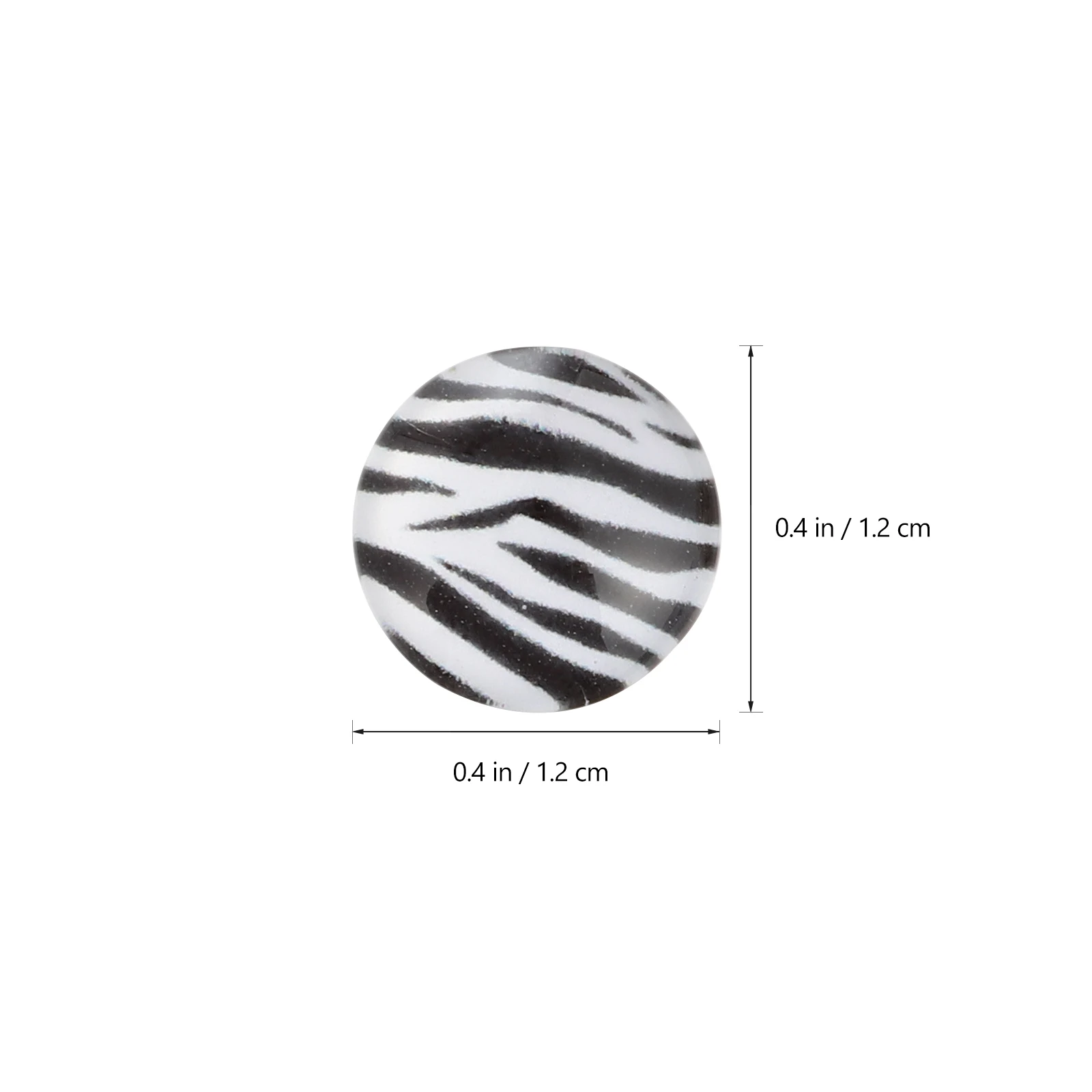 

200 Pcs Flat Back Cabochons Glass Patches Leopard Gemstone Patch Vintage Earrings Cat Gems Jewelry Making Supplies DIY Craft