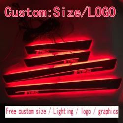 4PCS Welcome Pedal Car Exterior Parts LED Door Sill Scuff Static light For toyota Prius ZVW30Prius A Prius 40 Prius 50 2014-2022