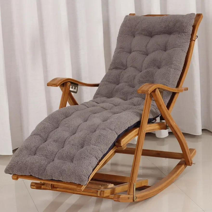 Lamb Wool Texture Anti Slip Recliner Cushion Smooth Comfortable To The Touch Seat Mats Car Multi Functional Convenient Seat Pad