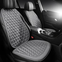 Funda de asiento de coche de tela transpirable, funda de masaje de cadera convexa cóncava Triangular 3D, cojín General para asiento de coche, suave, antideslizante, duradero