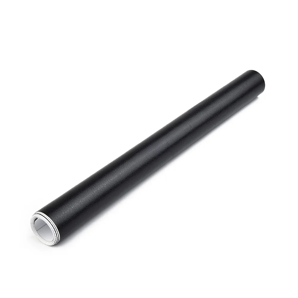 Car Interior Vinyl Wrap Sticker Featuring Textured Grain Leather Pattern for Automotive Dashboard Protection Removable