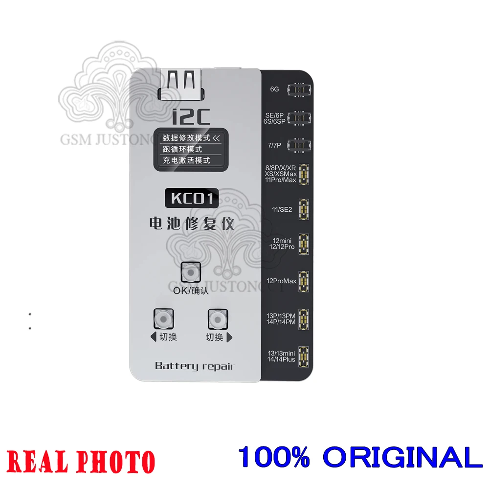 I2C KC01 Modifikasi Fungsi Isi Daya Cepat Dari Siklus Angka untuk Instrumen Perbaikan Baterai Komprehensif For iPhone 6-15ProMax