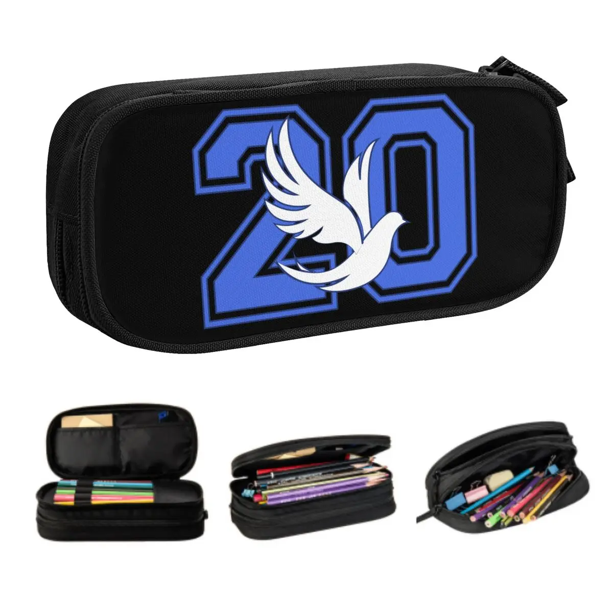 Custom Zeta Phi Beta Pencil Cases for Boys Gilrs Large Capacity Pen Box Bag School Supplies