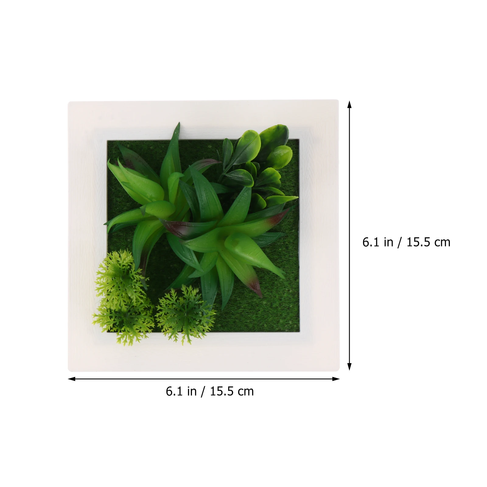 

Artificial Plant Photo Frame Lightweight Simulation Hanging Wall Art nament Bedroom Living Room Decor Plastic Succulents