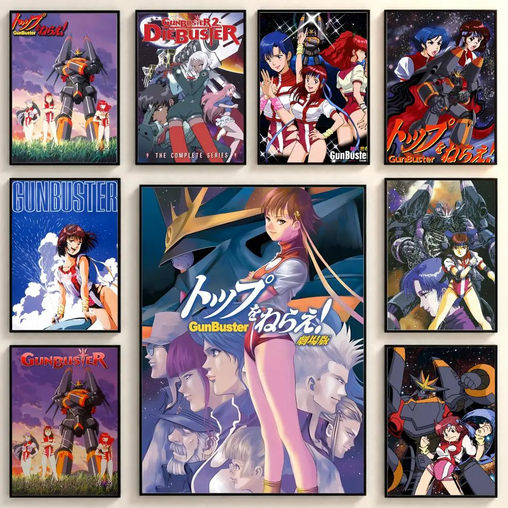 Heroic Retro Anime G-Gunbuster Poster Peel And Stick PP Series HD Frameless Wall Indoor Decor Gift