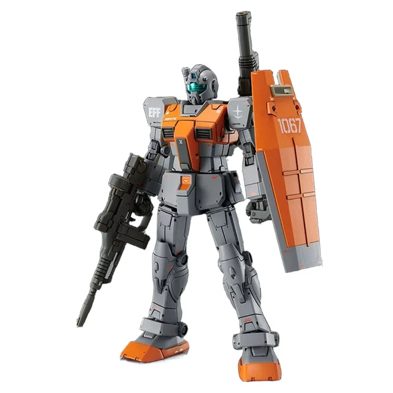 Bandai HG RGM-79 GM [Moroccan Front Type] 1/144 14Cm Gundam Original Action Figure Model Kit Assemble Toy Gift Collection