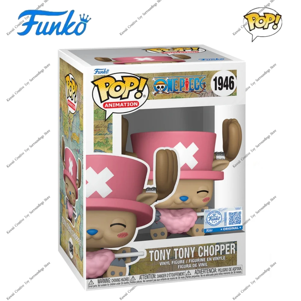 

Tony Tony Chopper (With Cotton Candy) 1946 Figures One Piece Vinyl Figure Funko Pop Collectible Limited Edition Model Toy Gift