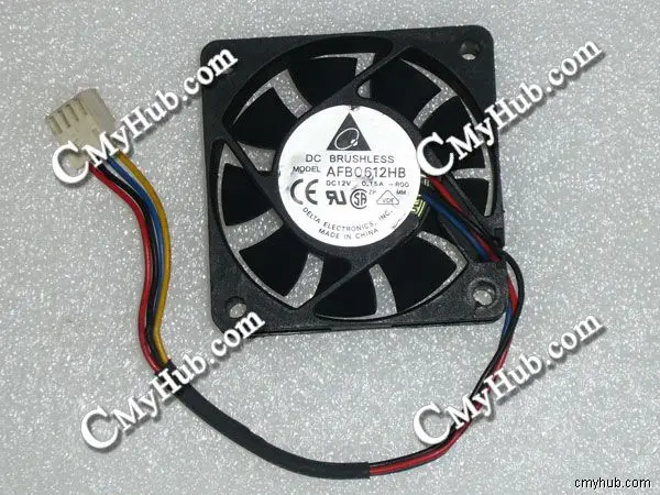 Ventilador de refrigeração para DELTA ELECTRONICS AFB0612HB R00 AFB0612HB-R00 DC12V 0.15A 6015 6CM 60mm 60X60X15mm 4Pin 4Wire Cooling-Ventilador