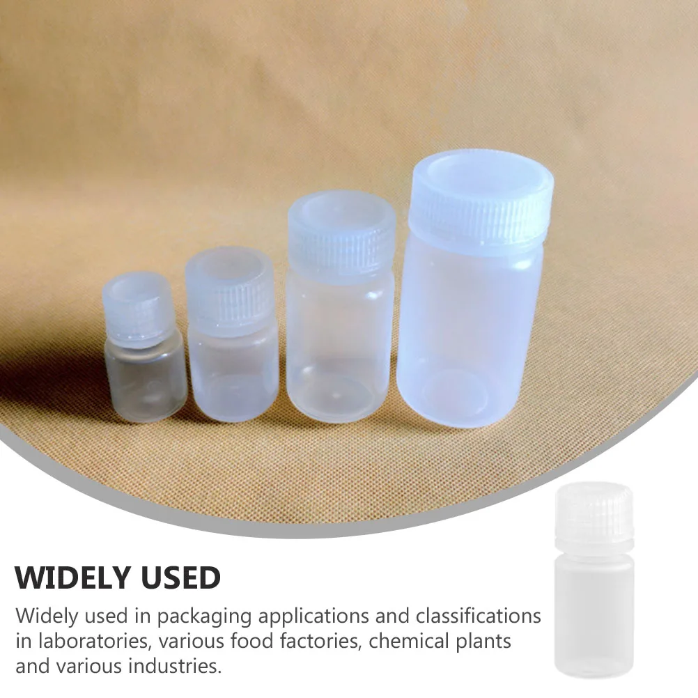 

10pcs Acid base Bottles High Quality PP Material Laboratory Storage Containers Wide Mouth Chemical Resistance Corrosion