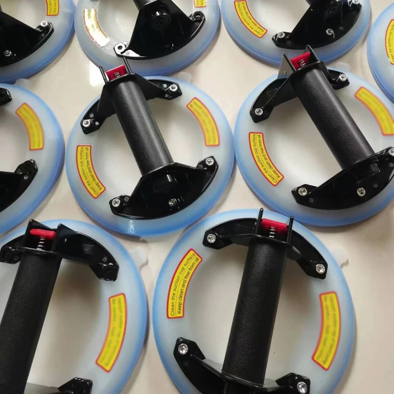 8-inch Silicone Suction Cup Air Pump Vacuum Suction Cup Strong Suction Hand Lifter Glass Lifting Tool for Ceramic Tile Floor
