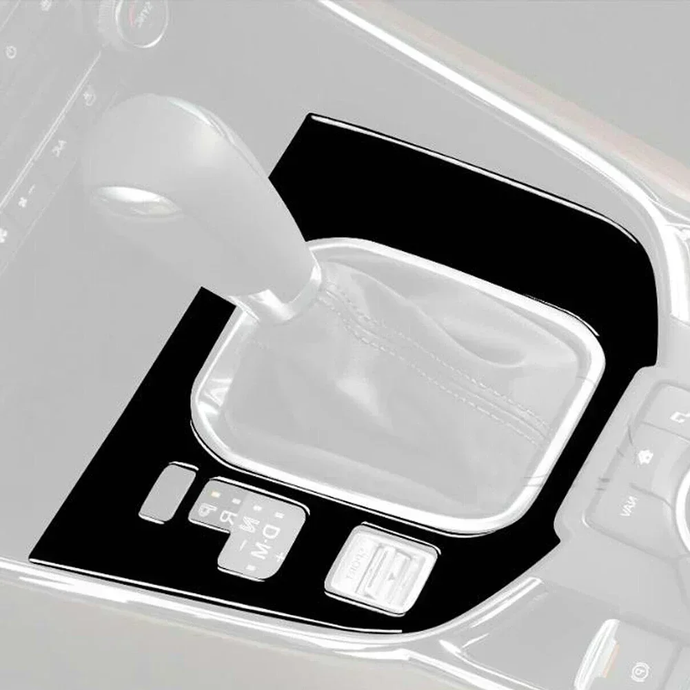 

Personalize Your For Mazda CX 9 2016 2021 with Glossy Piano Black Gear Shift Panel Cover Trim Easy Installation Guaranteed!