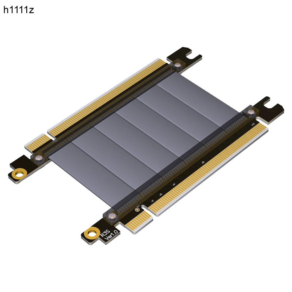 

H1111Z Computer Cable PCIe 16X PCI Express Extension Cable Riser PCI-E 16X to 16X Extender Riser Card Adapter Flexible Cable NEW