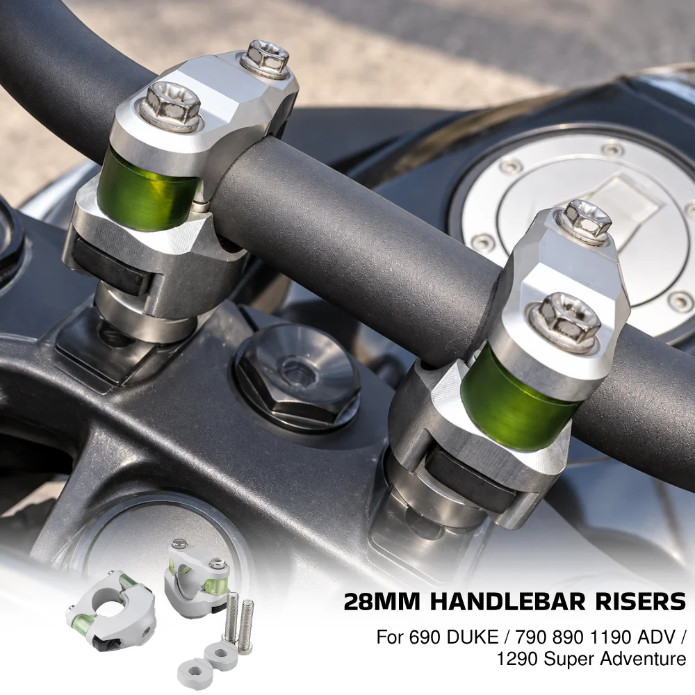 For 690 Duke 790 Adv 1190 ADV 1290 Super Adventure Motorcycle Adjustable Vibration Dampener Handlebar Risers Mounting Accessory