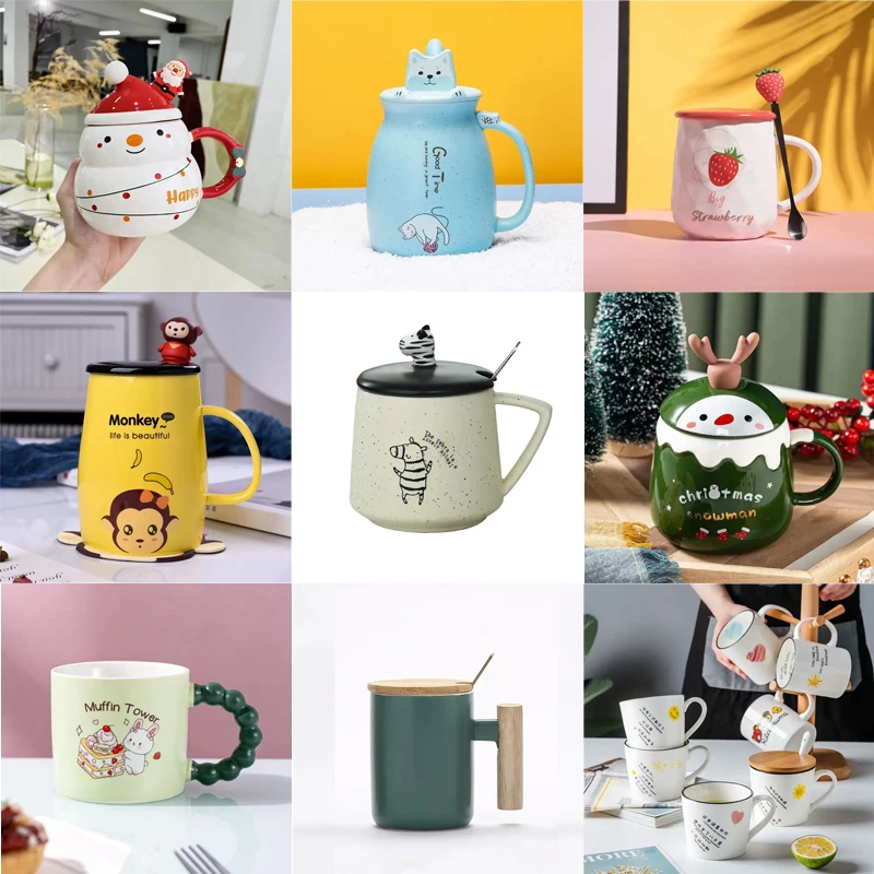 High quality ceramic mug health coffee cup Kawaii Cups Original Mugs Coffee Cups milk Mugs Drinkware Bar