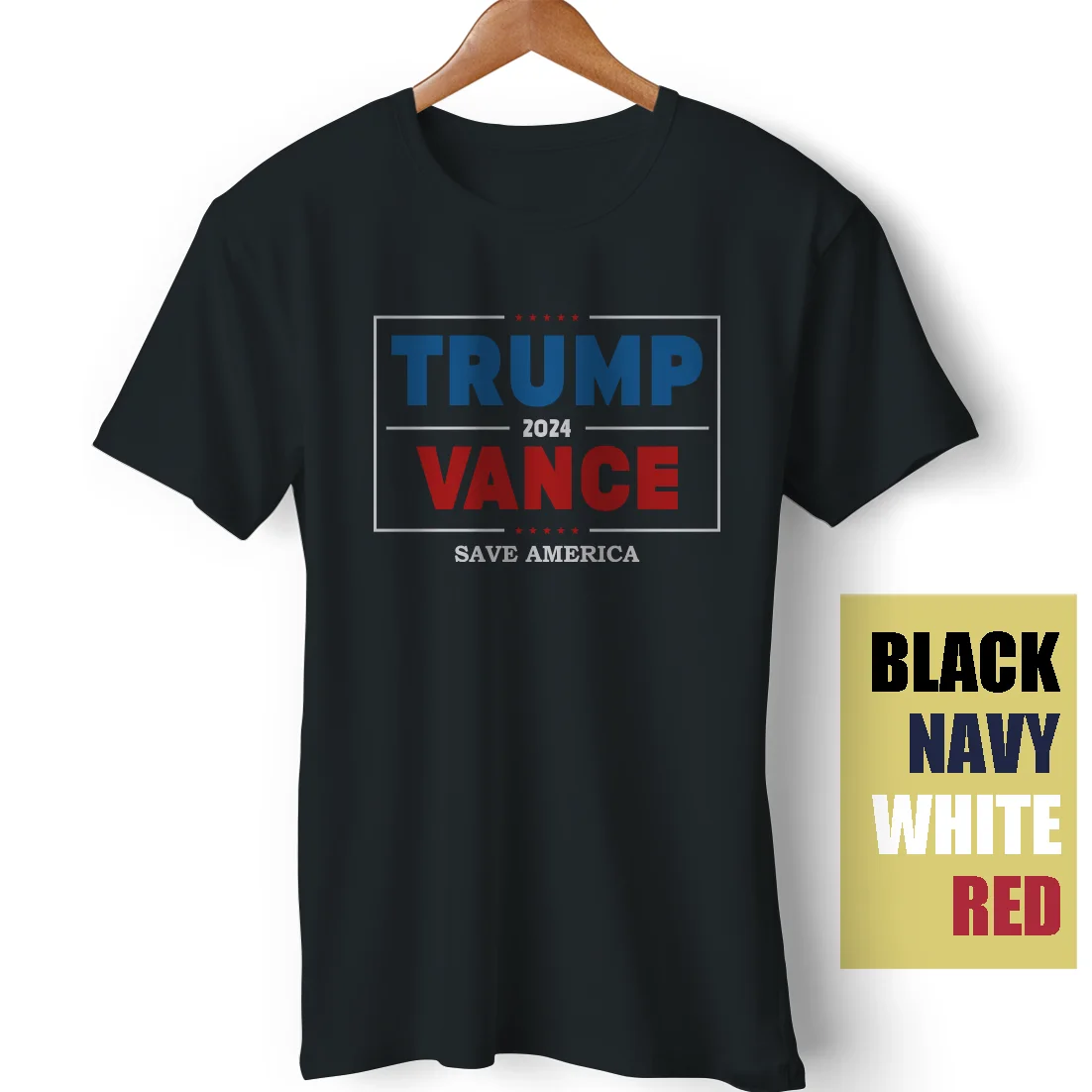 Trump Vance 2024 Save America President Election Republican Campaign T-Shirt