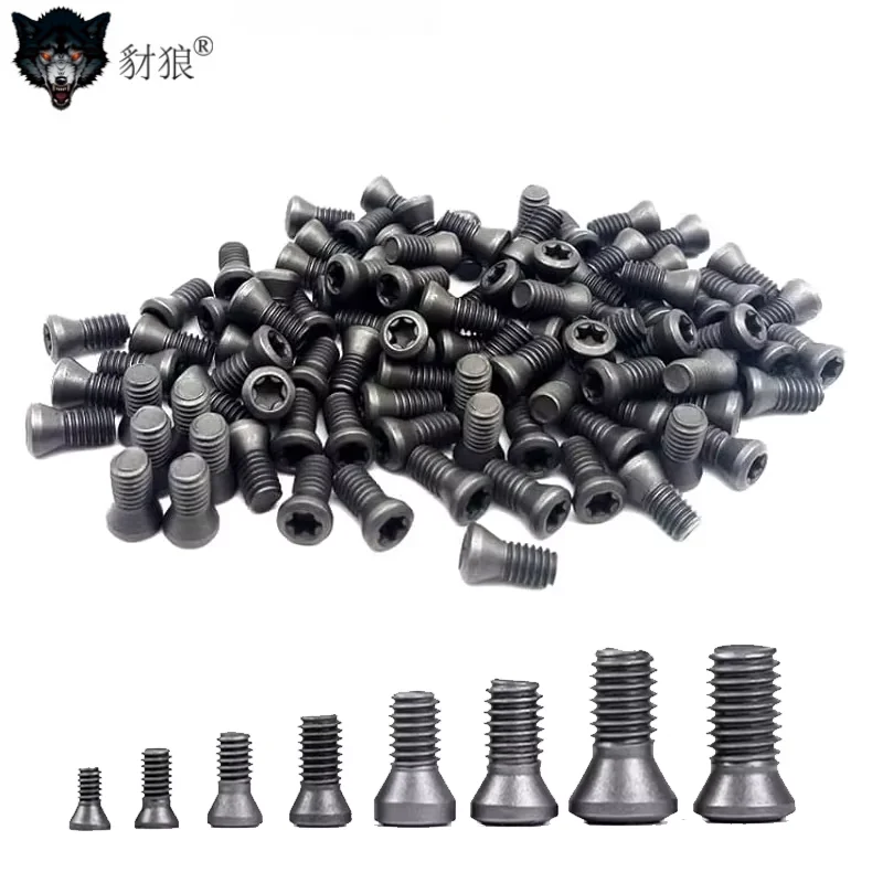 

50pcs 10pcs M2 M2.5 M3 M3.5 M4 M5 M6 CNC Insert Torx Screw for Replaces Carbide Inserts CNC Lathe Tools holder