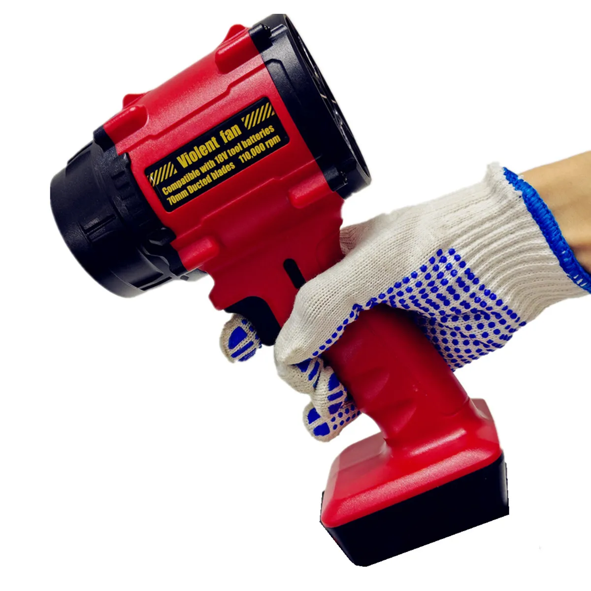For Milwaukee 18V Battery High Power Violent Fan Brushless Air Blower Turbo Fan Adjustable Speed Leaf Duster Jet Fan