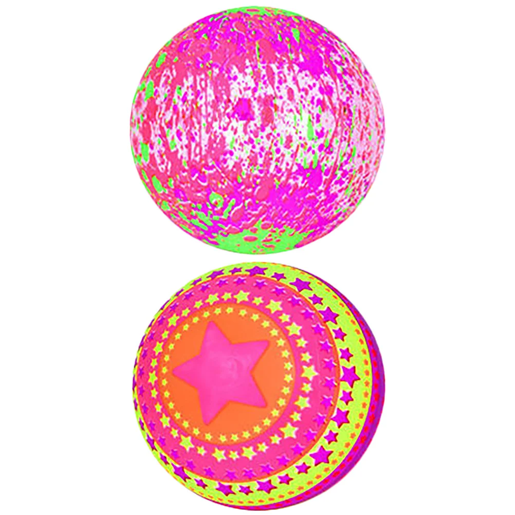 

2 Pcs Glowing Soccer Ball Football Outdoor Toys Training Sports Entertainment Swing The