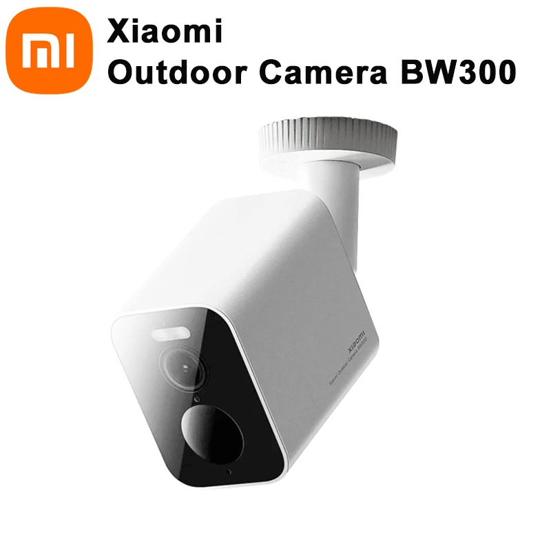 Global Version Xiaomi Outdoor Camera Bw300 IP67 D130° 2K CCTV 2.4G WIFI Camera Home Home Full-colour Night Vision Solar Camera