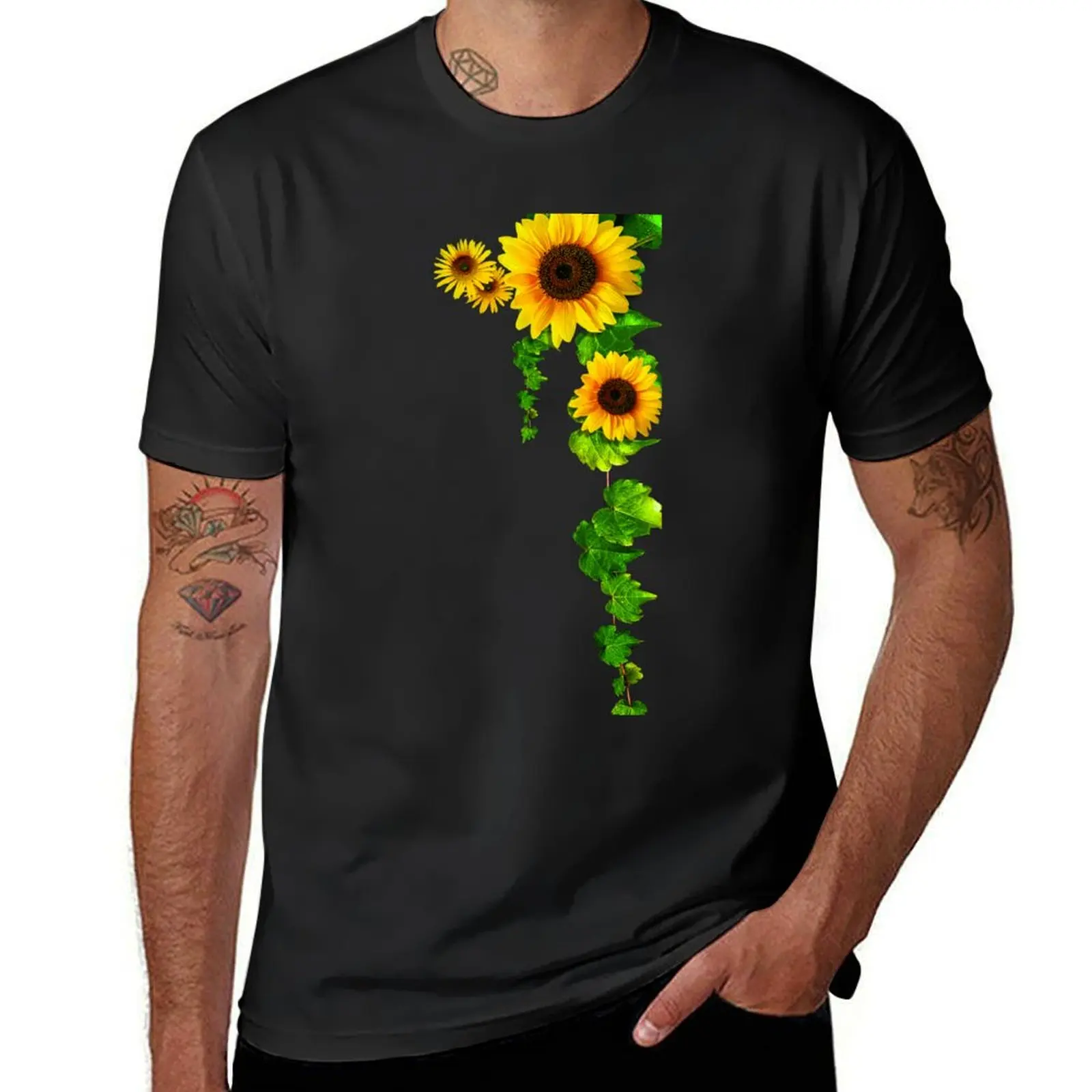 

sunflower T-Shirt cute clothes quick-drying men t shirts