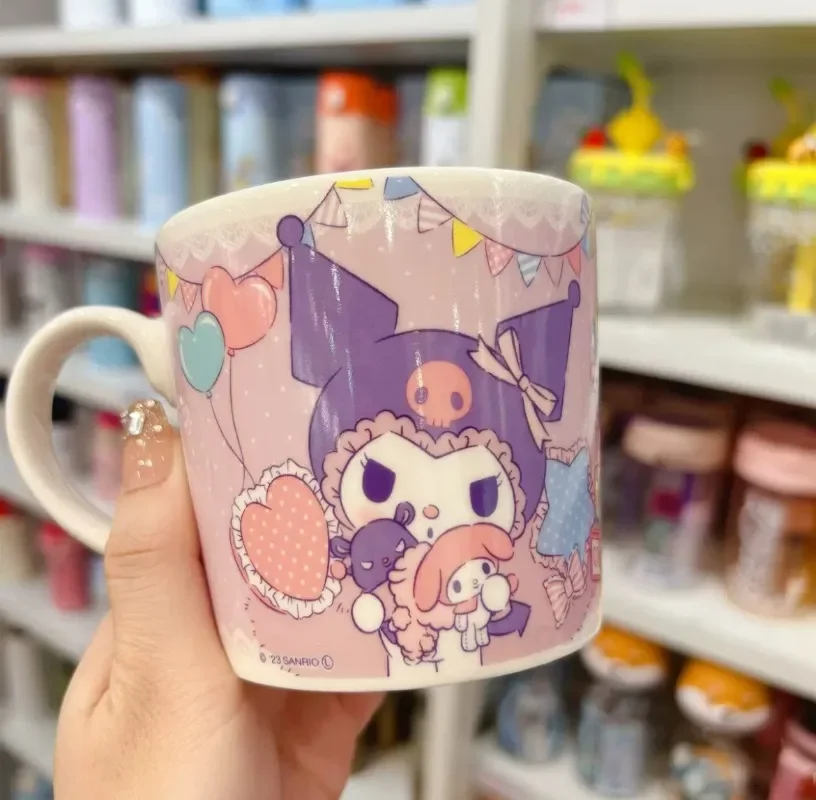 

Sanrio Kuromi Series Anime Ceramic Mugs Ins Style Cute Milk Breakfast Cup Kawaii Coffee Yogurt Cups Cereal Cups New Tea Cups