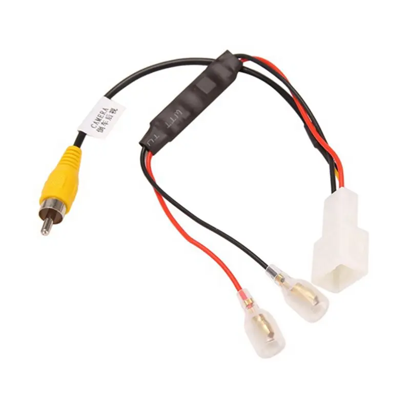 8Pcs 4 Pin Car Reverse Camera Retention Wiring Harness Cable Plug Adapter Connector Fit For Toyota
