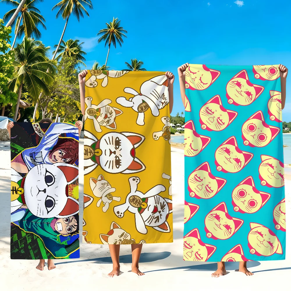Anime Cute D-Dandadan Turbo Baba Granny Towel Beach Towels Soft Quick Dry Pool Bathing Towel Travel Gym Spa Camp Sport Gift