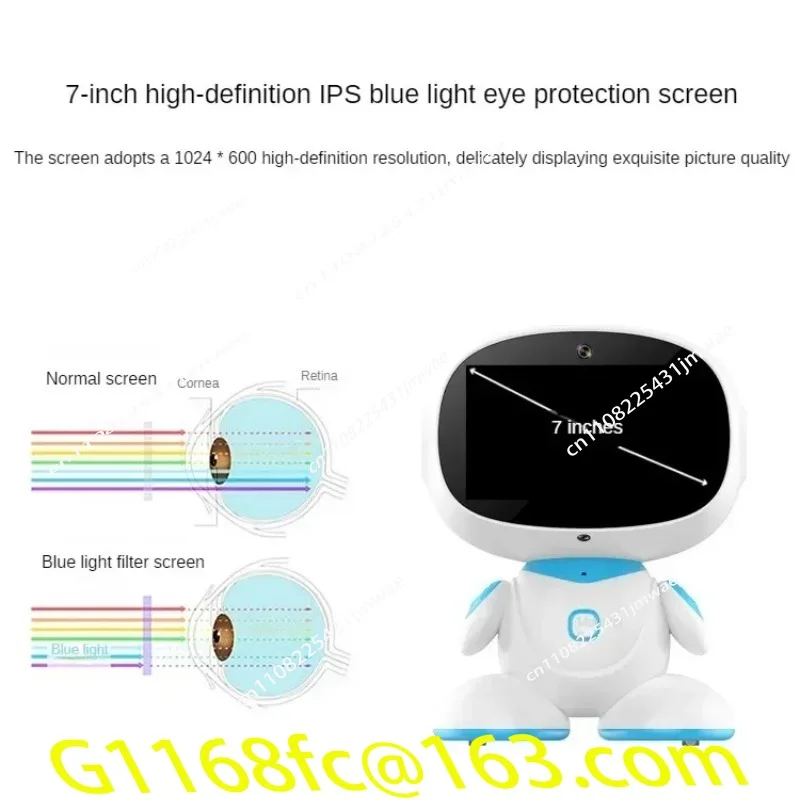 Children's Smart Early Education Robot WiFi Android Version Video Literacy Karaoke Enlightenment Learning Machine