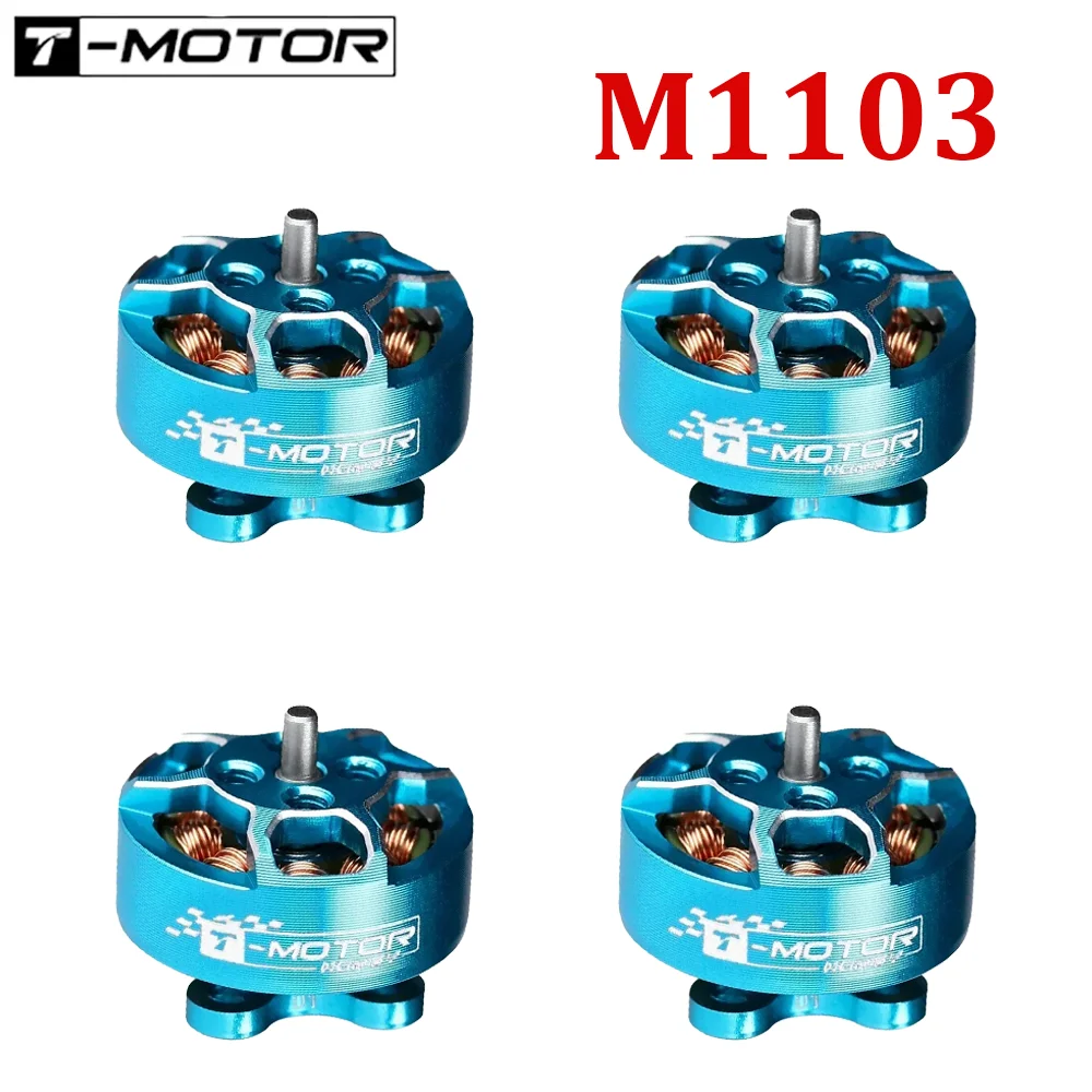 

4PCS T-MOTOR New M1103 Micro Motor KV8000 KV11000 Suitable For 1.6-2.5 inch Whoop 2-3 inch Toorhpick