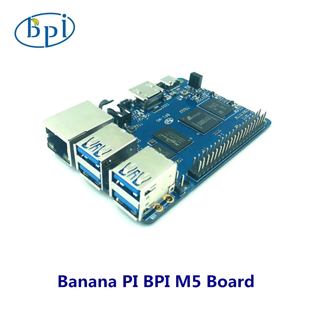 Imagem -03 - Banana pi Bpi m5 Design de Computador de Placa Única de Nova Geração Amlogic S905x3