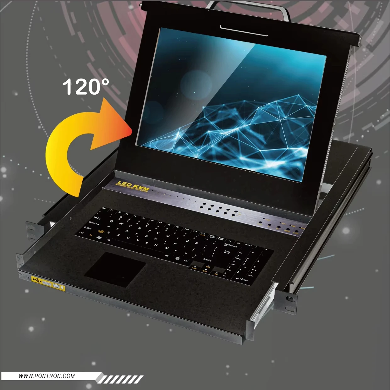 1U 8Ports Vga Kvm S…