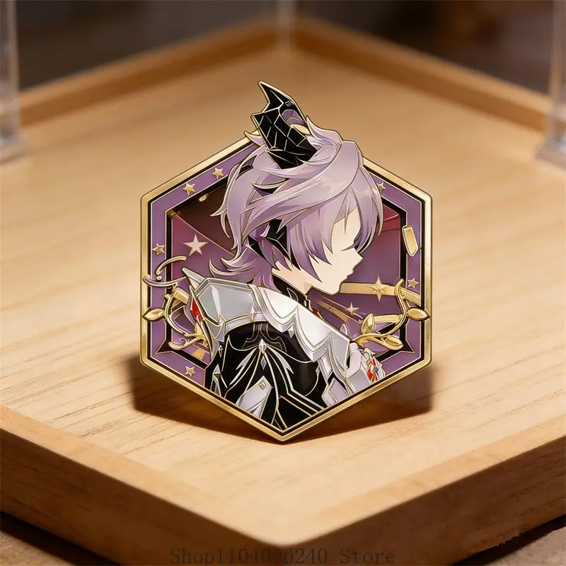 

Genshin Impact Durin металлический значок, брошь, жесть, украшение для рюкзака, коллекция косплея, фанаты, игра на Хэллоуин, аниме