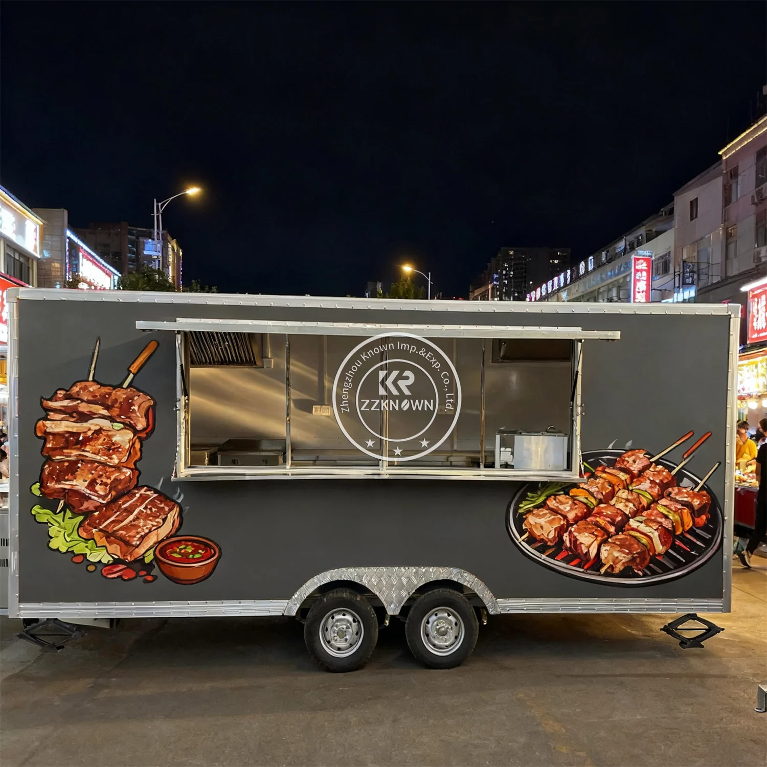 

Custom Food Truck Catering Trailer Fully Equipped Concession Mobile Kitchen Ice Cream Truck Fast Food Trailer For Sale