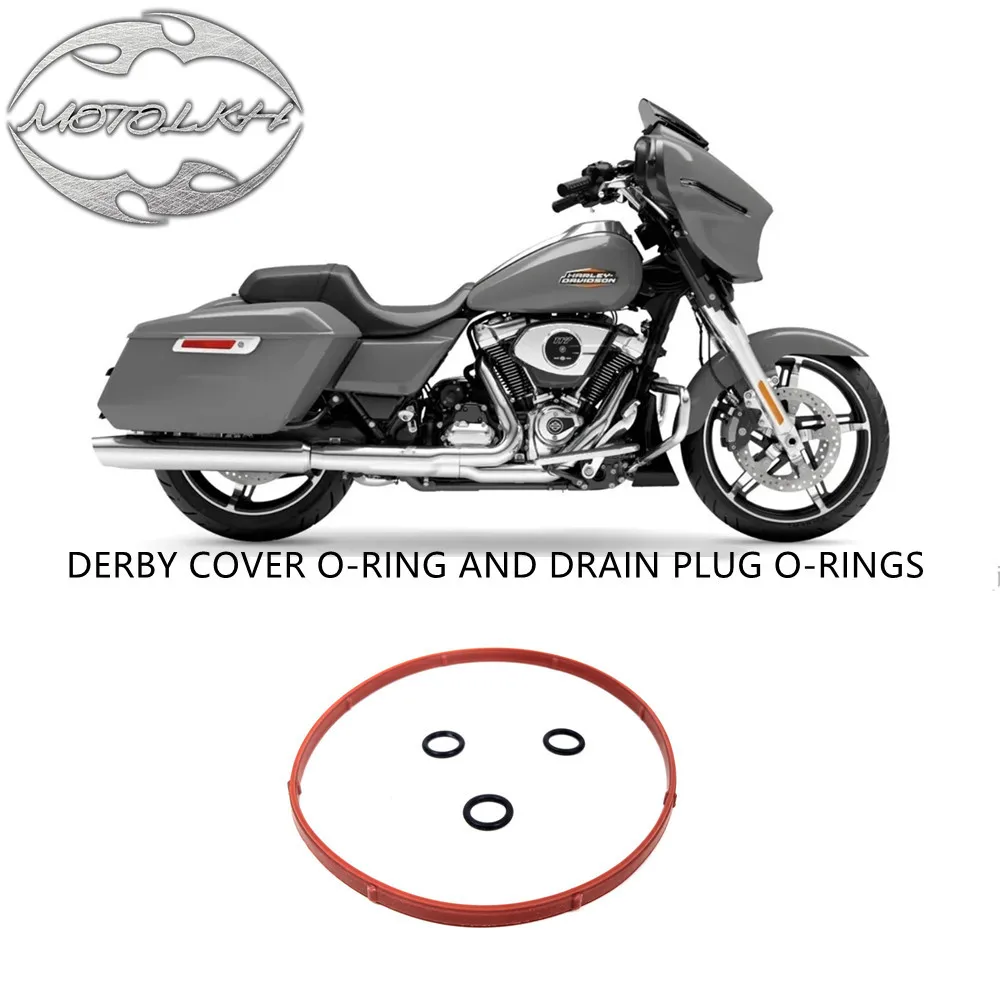Clutch Derby Cover O-Ring Gasket 17369-06 For Harley Touring Street Glide FLTRX Softail Fat boy Breakout Dyna Street Bob 07-24