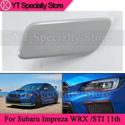 Kamshing Front Bumper Headlight Washer Cover For Subaru Impreza WRX /STI 11th Head lamp Spray Nozzle Jet Lid (second-hand))