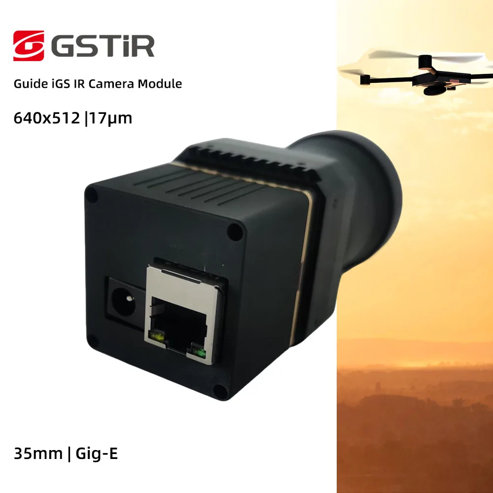 WuHan Global Sensor Technology GST PLUG617R Drone Camera Mini IR 640x512 Pixel Size Focus Lens Thermography 30mK Detection