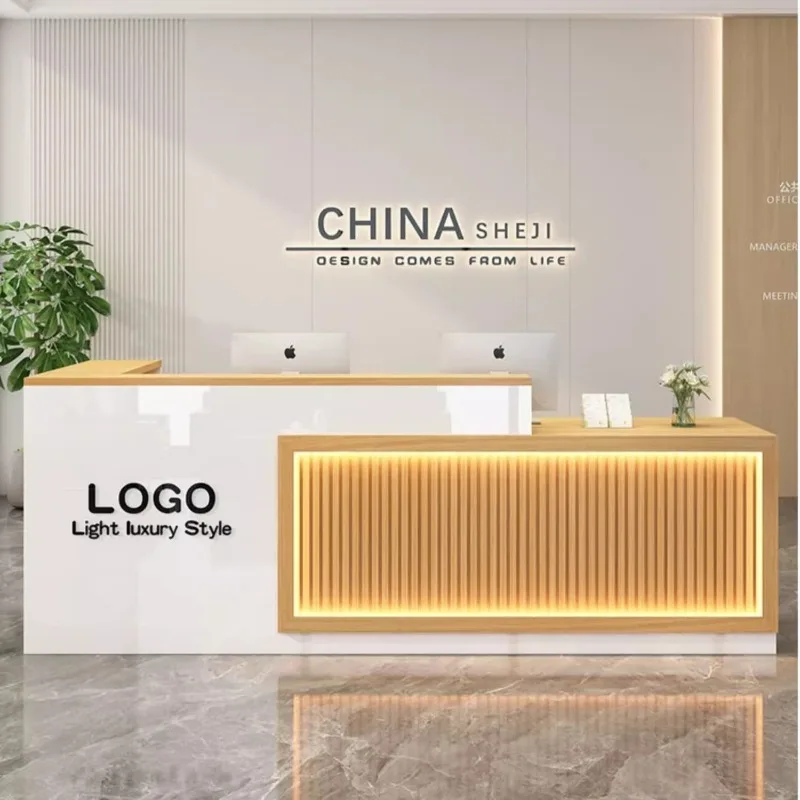 

Salon Office Reception Desk Counter Decorations Simple Cashier Reception Desks Luxury Escritorio De Recepcion Salon Furniture