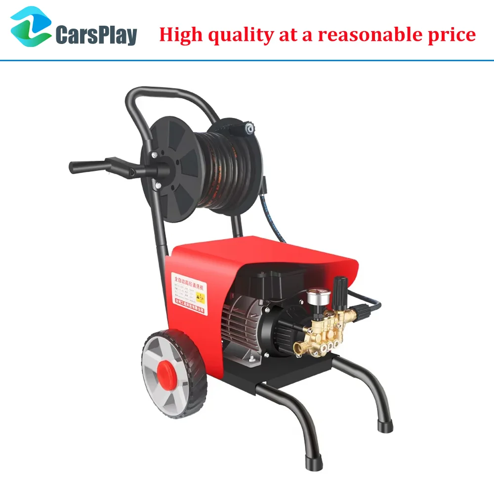 

Portable 200bar High Pressure Car Wash Machine Fully Automatic Multifunctional Water Gun for Commercial & Household Use