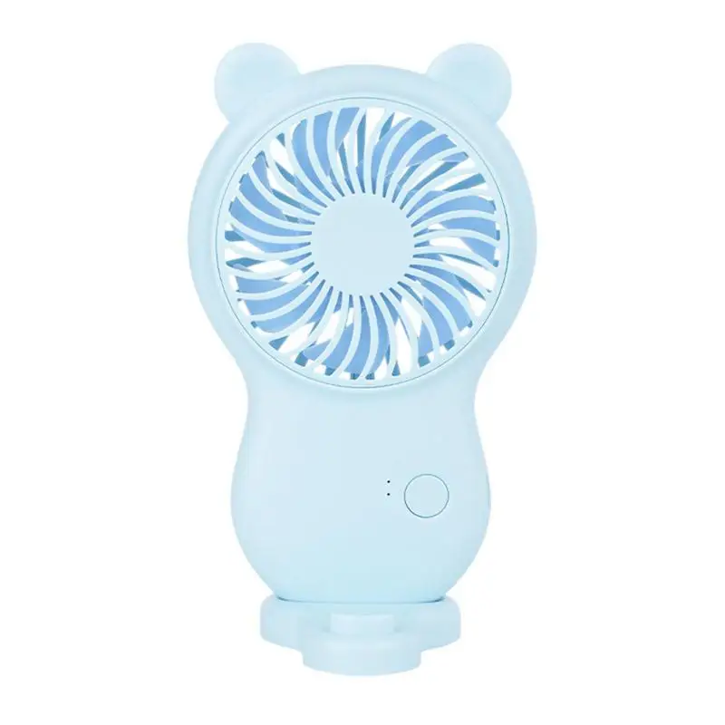 USB Mini Wind Power Handheld Fan Convenient And Ultra-quiet Portable Fan USB Mini Fan With Base For Summer Outdoor