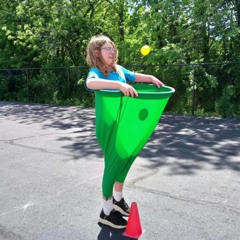 ชุดเกมยิงลูกบอลยักษ์กลางแจ้ง Creative Granny Pants พร้อมลูกบอลเด้งดึ๋งและปั๊มลม เกมโยนกลางแจ้งขนาดใหญ่ เนื้อผ้านุ่ม ระบายอากาศได้ดี