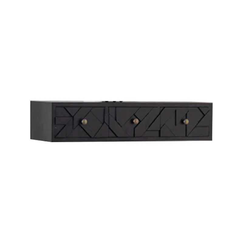 Nordic multifunctional solid wood hanging cabinets, wall shelves