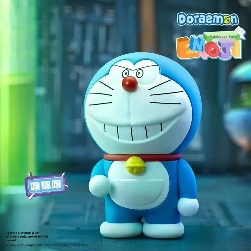 

52TOYS Doraemon слепая коробка-серия Emoji Pack, милые модные куклы для украшения рабочего стола, коллекционные игрушки классической формы