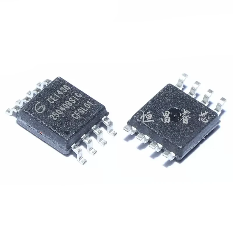 5Pcs GD25Q40BSIG Zeefdruk 25Q40BSIG Nieuwe Originele 4Mbits Wide Body SOP8 512K Flash