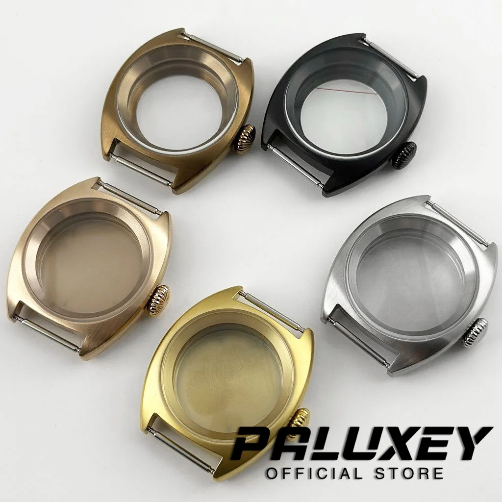 

NH35 36mm/39mm Double Domed Sapphire Glass Watch Cases Fit NH34 NH35 NH36 NH38 ETA2824 PT5000 Movement Big Crown/Small Crown