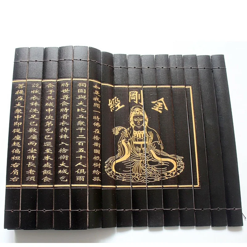 

Буддийские Писания Бамбуковые Слипы Китайская Классическая Книга Алмазная Сутра Свиток